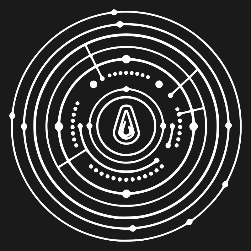 Crop Circle Planet System Abstract Vector