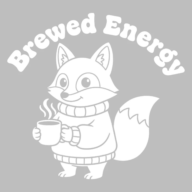 Modèle de pull Coffee Fox