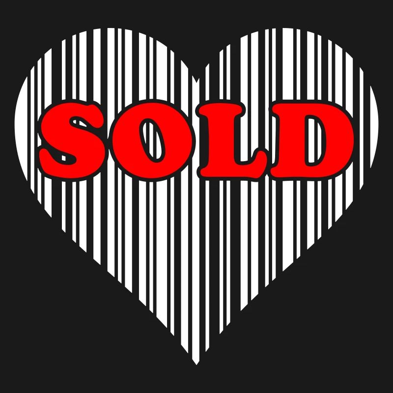 Herz Barcode Liebe – Sold Code Strichcode Geschenk