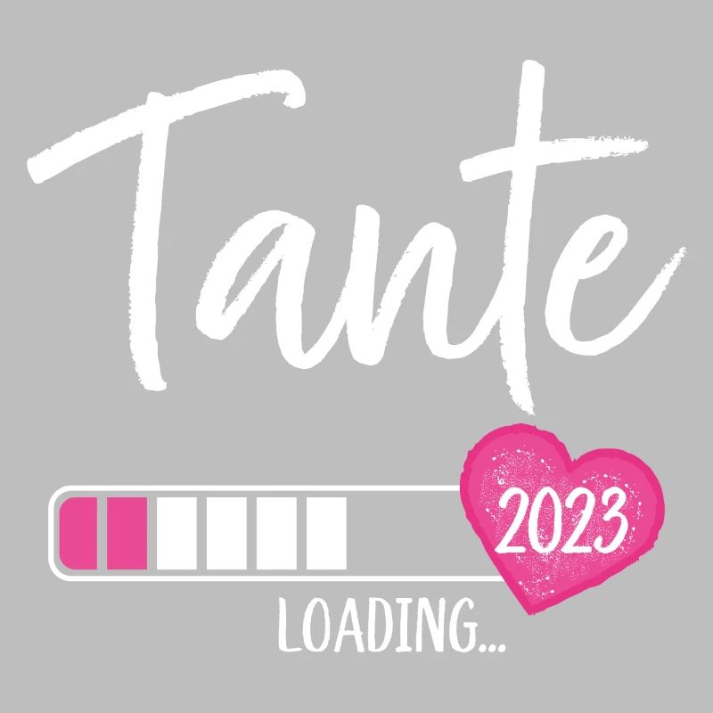 Tante Loading 2023 Herz Nichte Mädchen