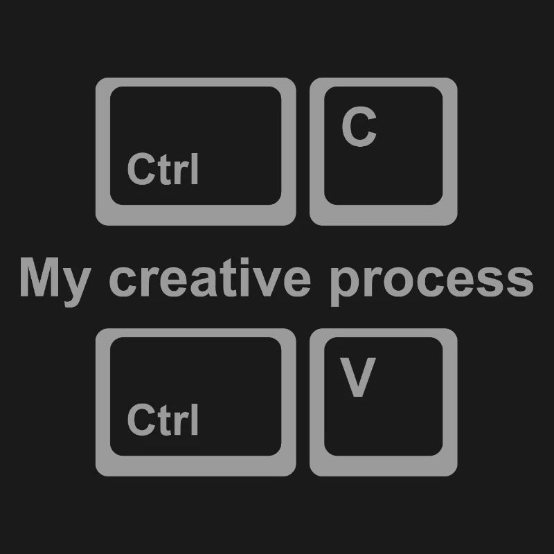 Copy Paste Shirt – Funny Coder & Designer Tee