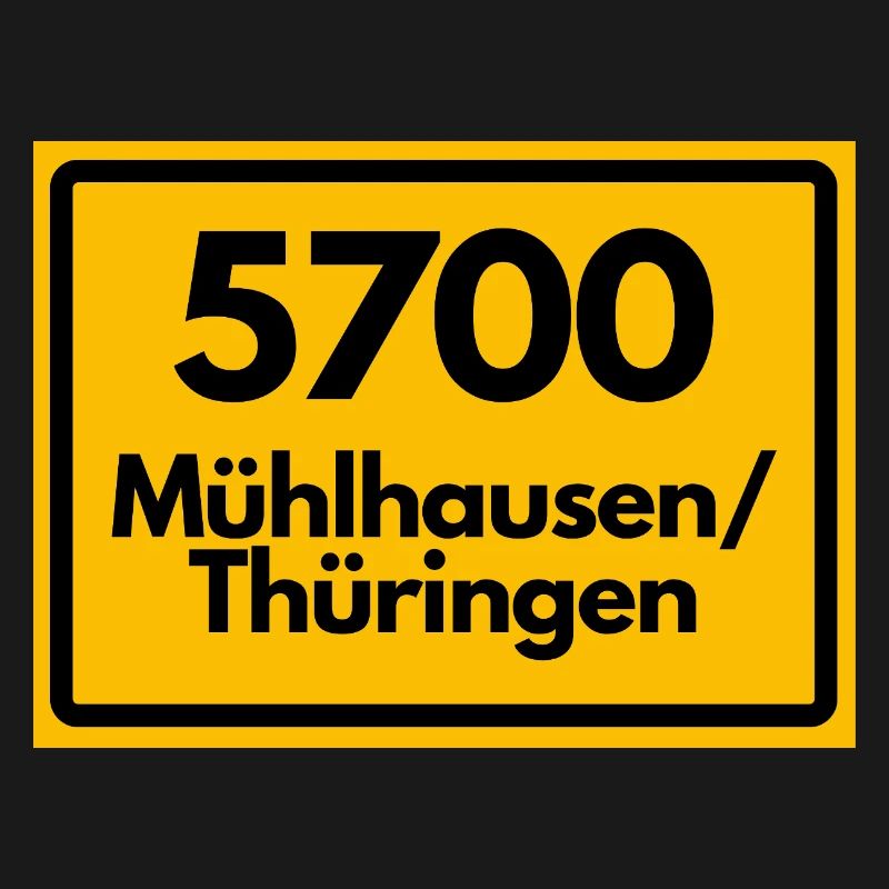 ANCIEN CODI POSTAL 5700 MÜHLHAUSEN THURINGIA