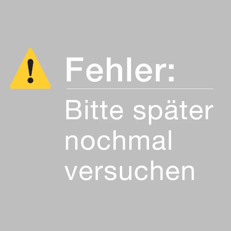 Fehler: Bitte noch einmal versuchen Informatik