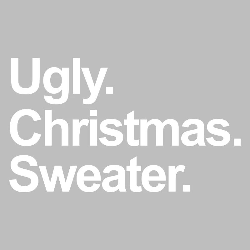 Pull de Noël moche