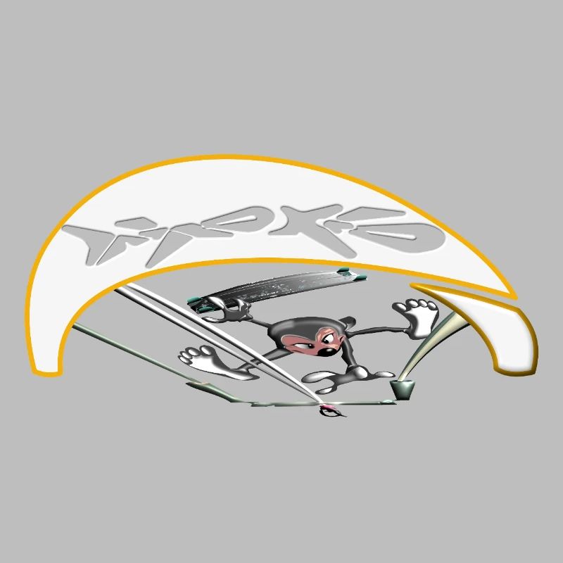 Active kiter with dynamic trajectory