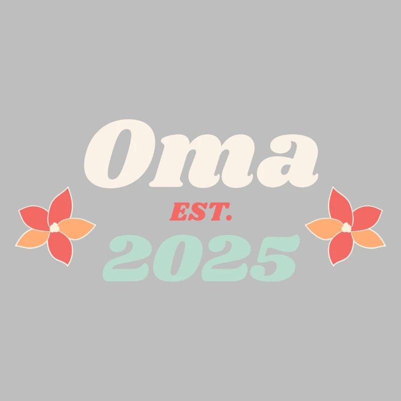 Oma Est 2025 Ich werde Großmutter Retro Style
