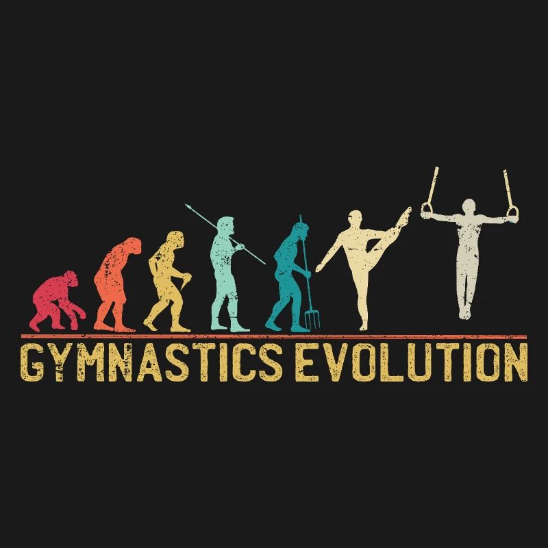 Gymnastics Evolution Graphic Tee