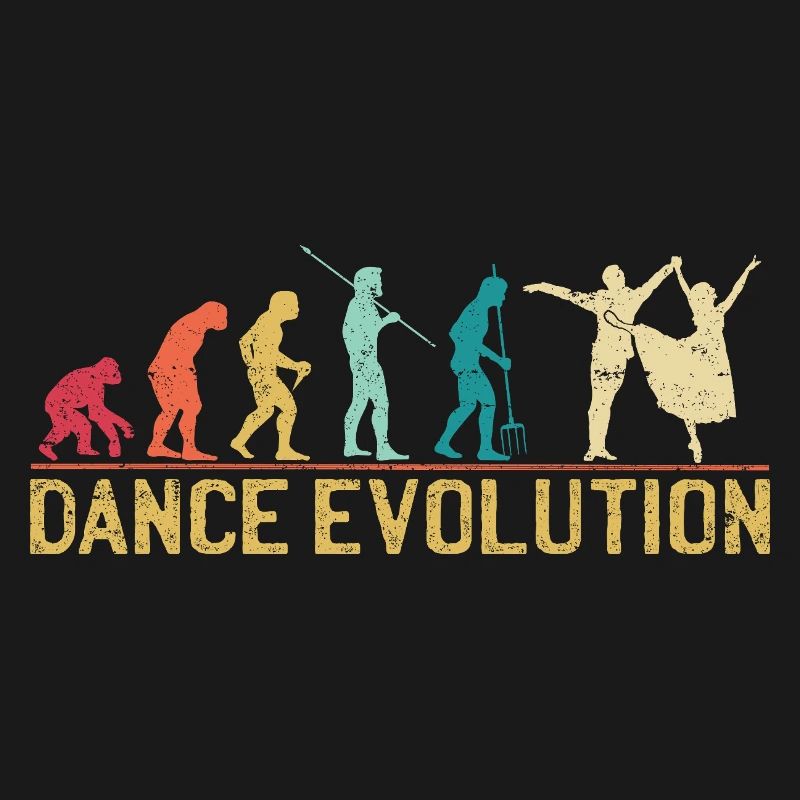 Conception de silhouette d'évolution de la danse