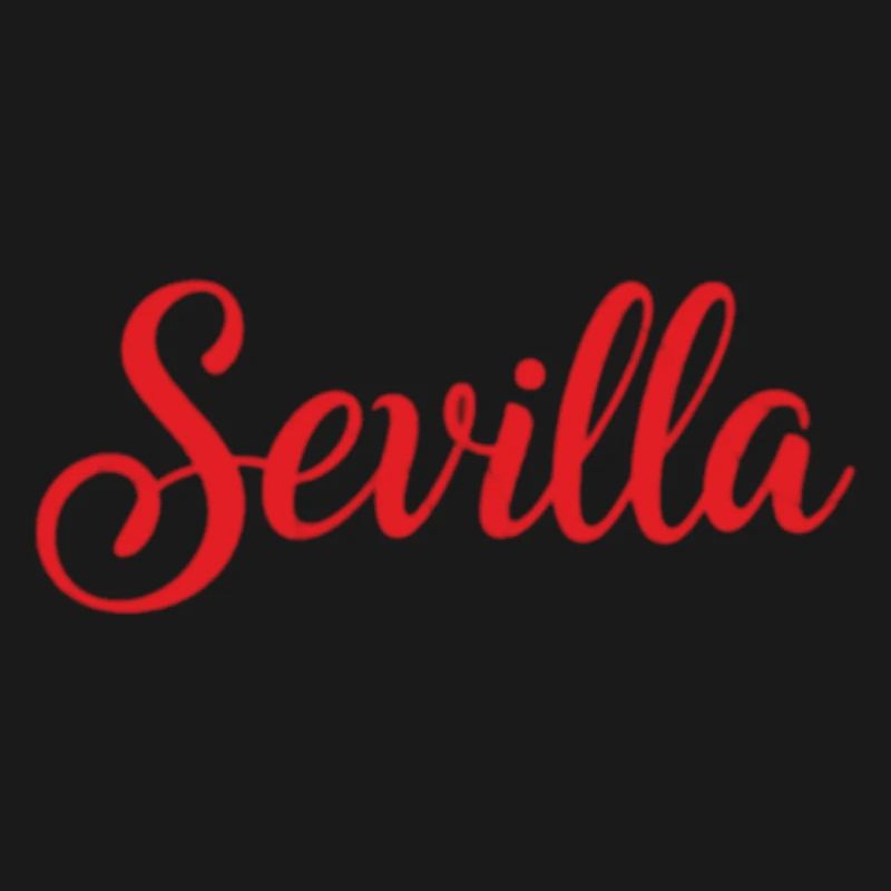 Sevilla Script Rot Pinsel