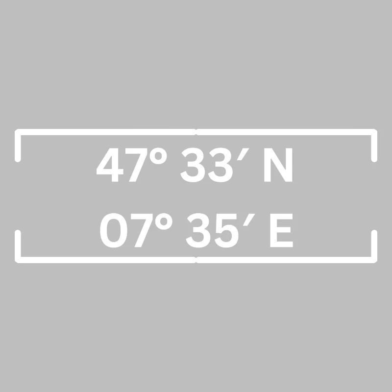 coordinates Basel Minimalist