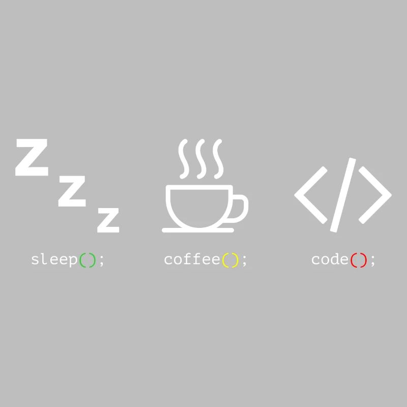 Code Kaffee Schlaf Trio