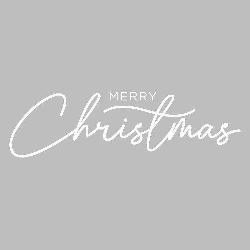 Elegant White Christmas Script