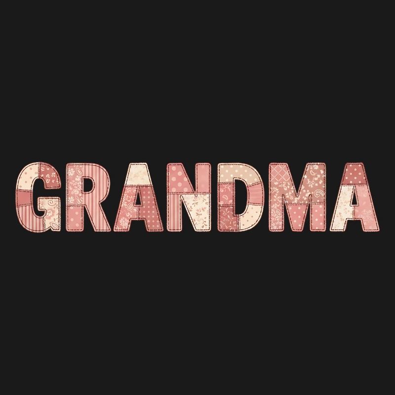 Grandma Patchwork Floral Pattern Gift