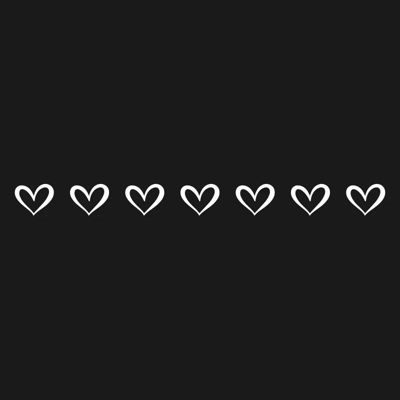 Hearts Line Elements