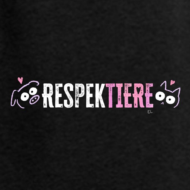 respekTIERE Schriftzug