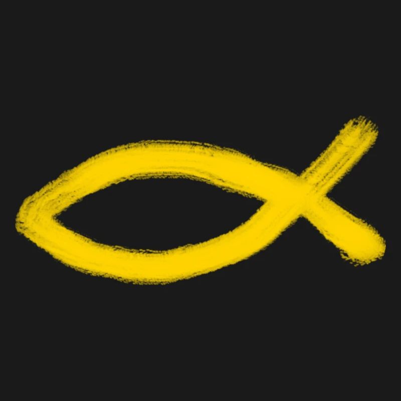 yellow Jesus fish fish Ichthys fish