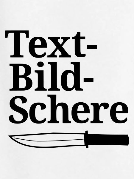 Text-Bild-Schere