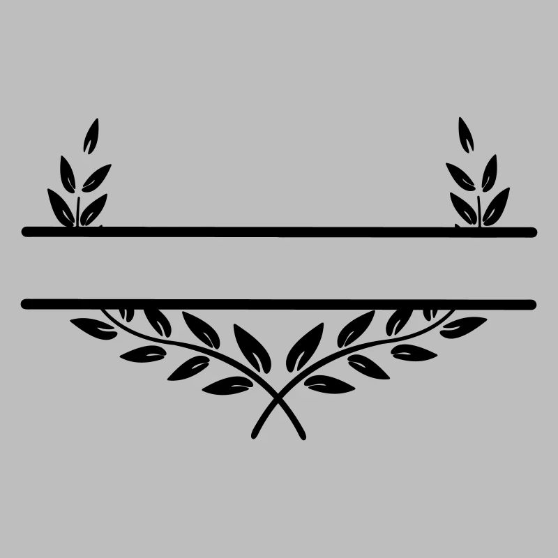 Laurel wreath with space for text