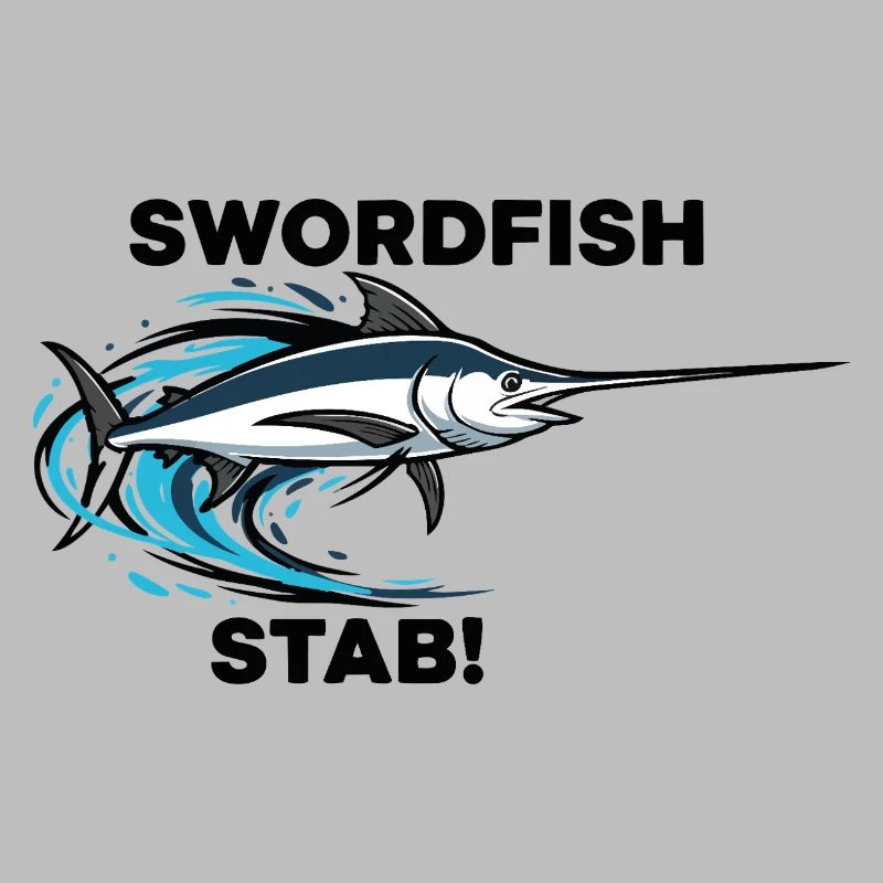Espadon Stab Épée Mer Swordfish
