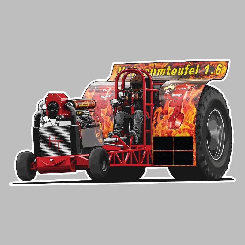 Tractor Pulling // Illustration