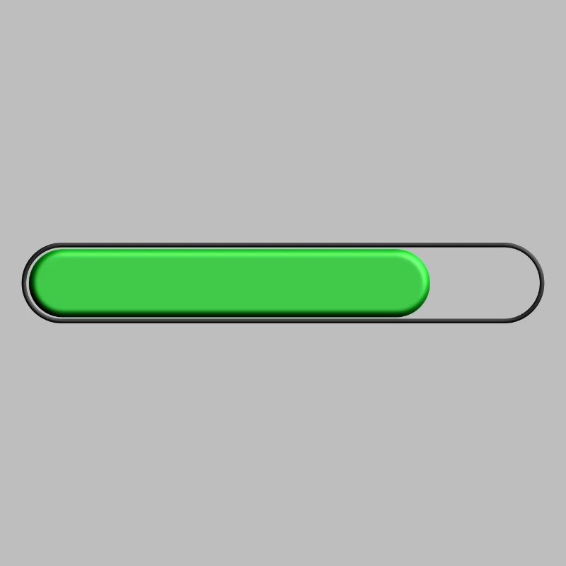 Average gauge Green (three quarters)