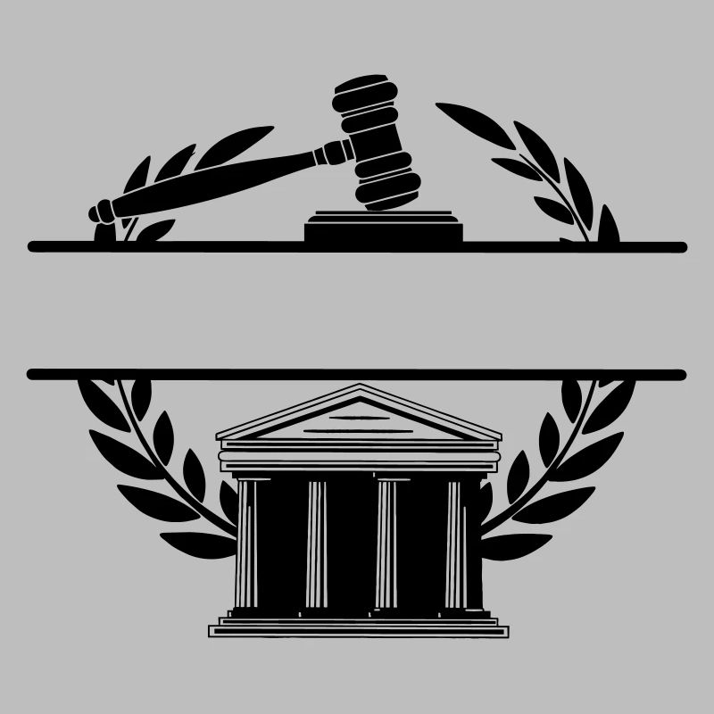 Anwaltsmonogramm Gerichtsgebäude