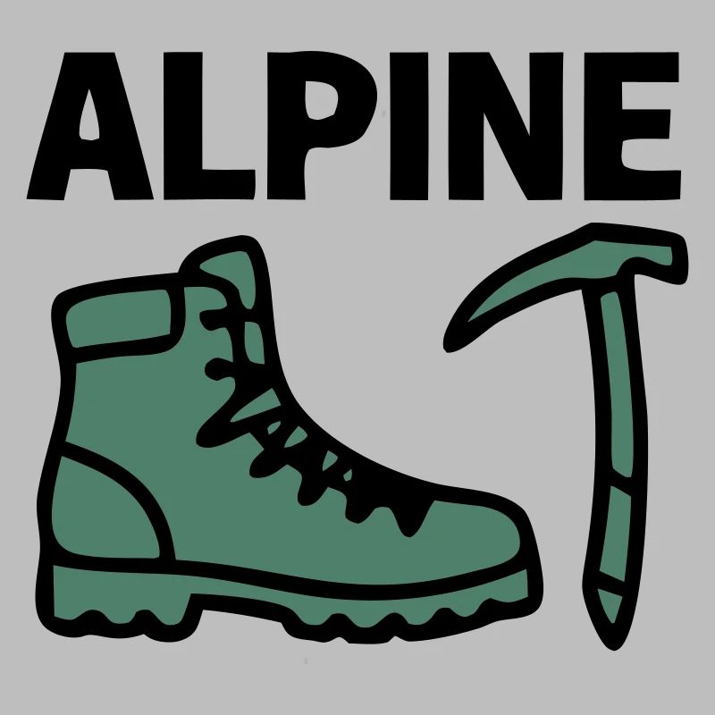 Wanderschuh Eispickel Alpine Bergsteigen Klettern