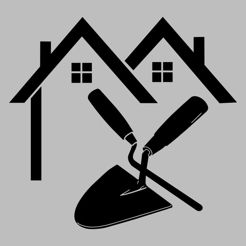 Construction de maison joint maçon clou et truelle