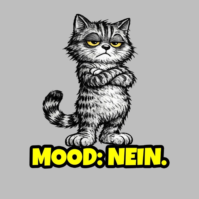 Mood: Nein. – Grumpy Katze (Chef Vibes)