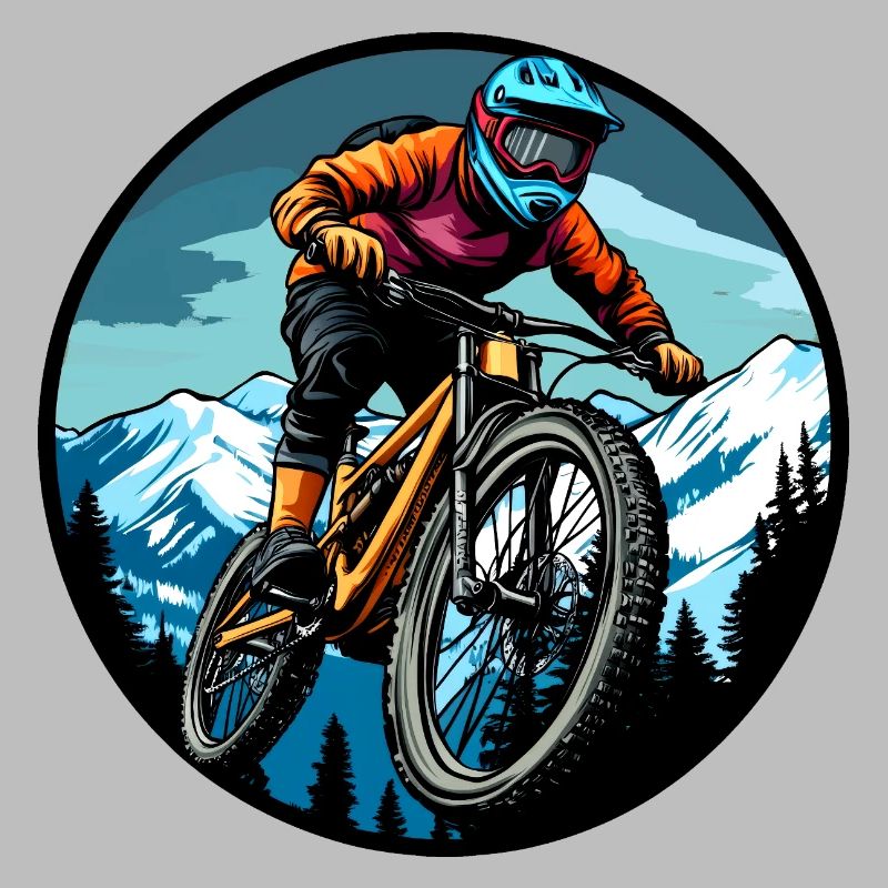 Freeride Biker