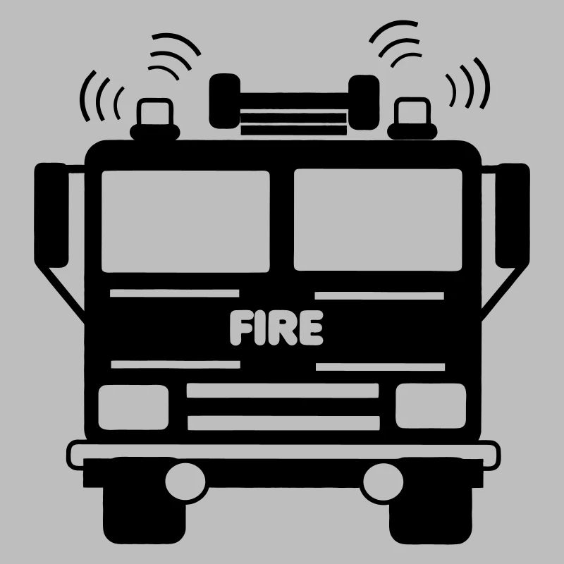 Fire truck front view