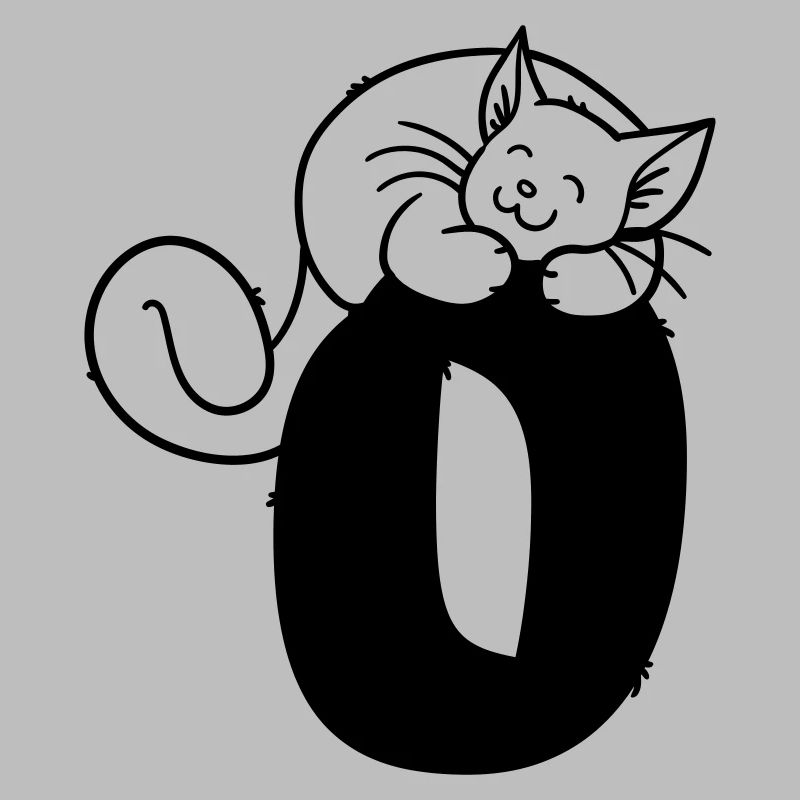 Cat Letter O