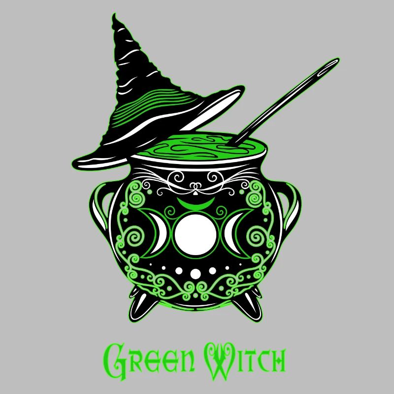 Cauldron Witch Green Witch Cauldron