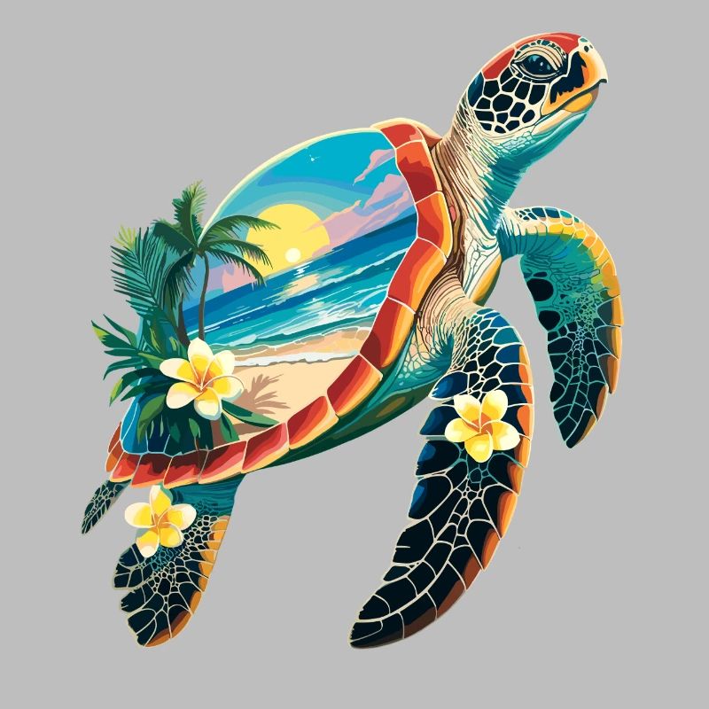 Turtle Waves Surf Turtle Surfer Turtles