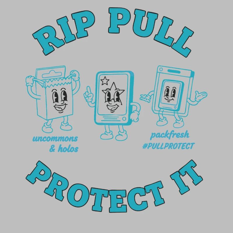 Collection de cartes à collectionner Rip Pull Protect It