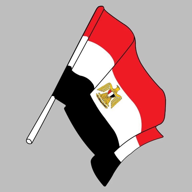 Drapeau : Égypte