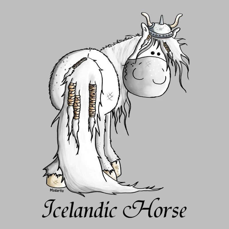 Wilder Wikinger Isländer - Pferd