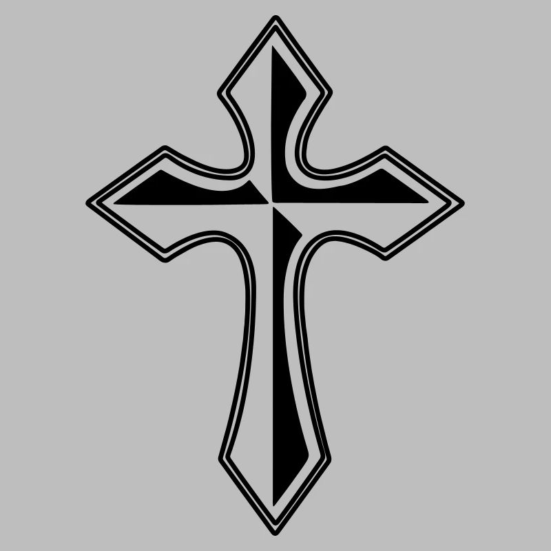 Cross transparent shadow image