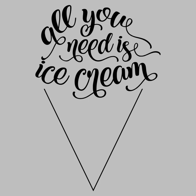 Alles, was Sie brauchen, ist ein Eis