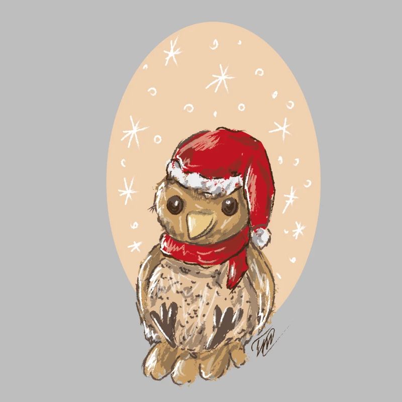 Weihnachtsvogel Spatz