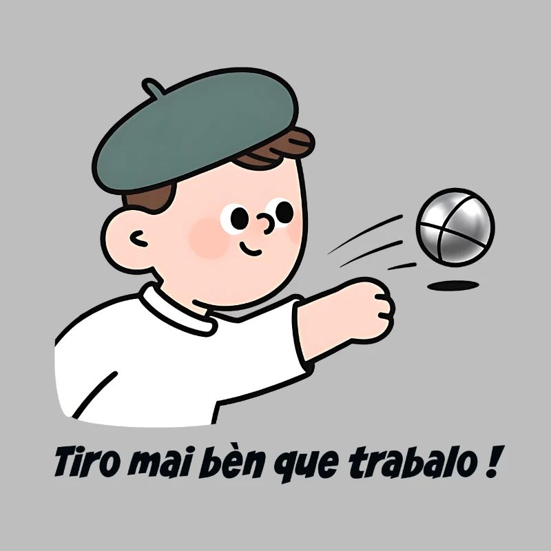 As a pétanque player, I shoot better than I work