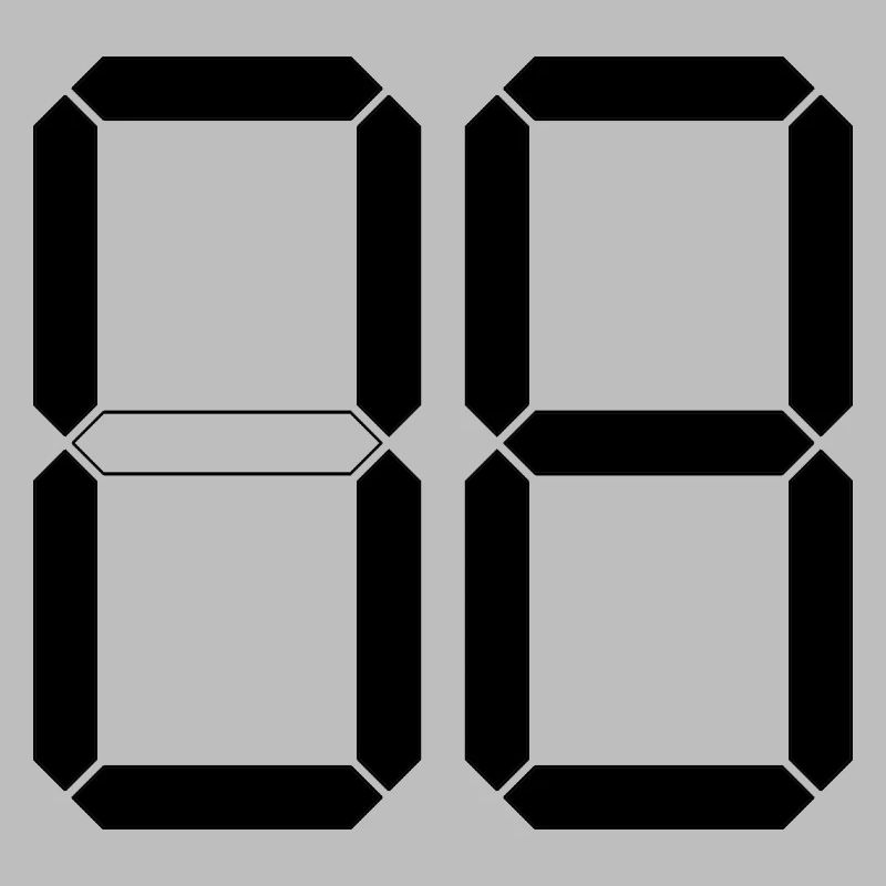 NUMMER 08 Null Acht Geburtstag Geschenk Digital