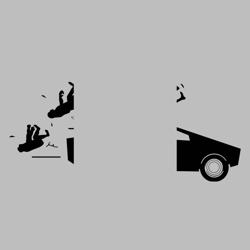 Evolution accident Tesla Cybertruck par Musk