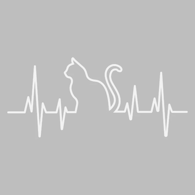 Conception de pull en forme de cœur de chat