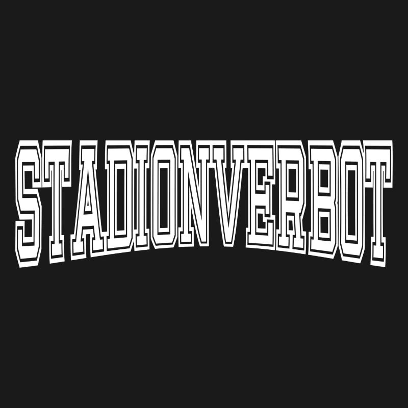 Interdiction de stade - design pour hooligans et ultras