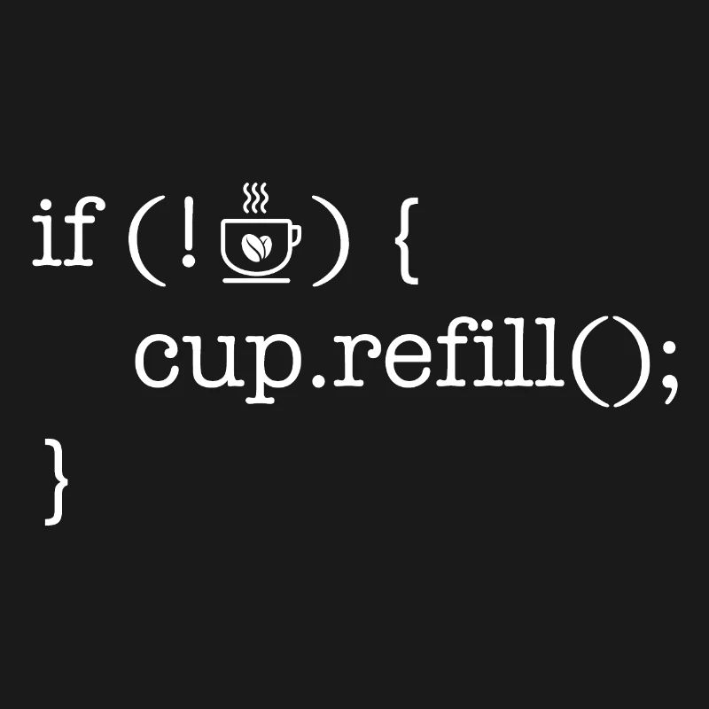 Chemise café pour programmeur amateur de code café