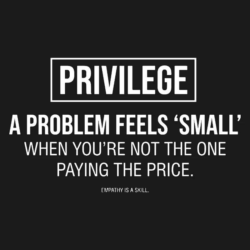 Empathie Statement Typografie