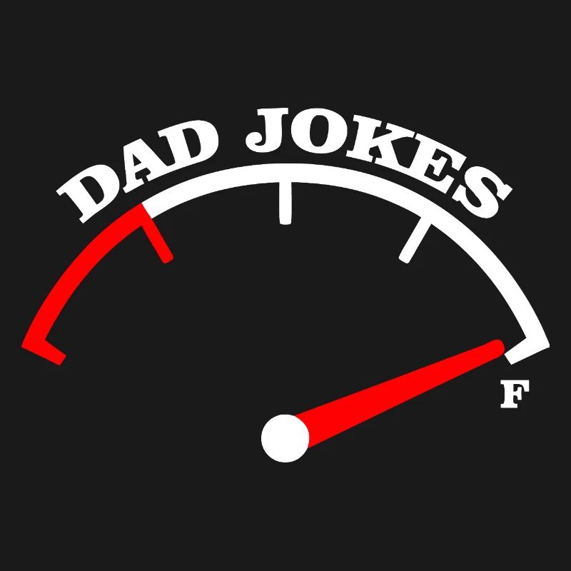 Conception du Tee Meter Dad Jokes