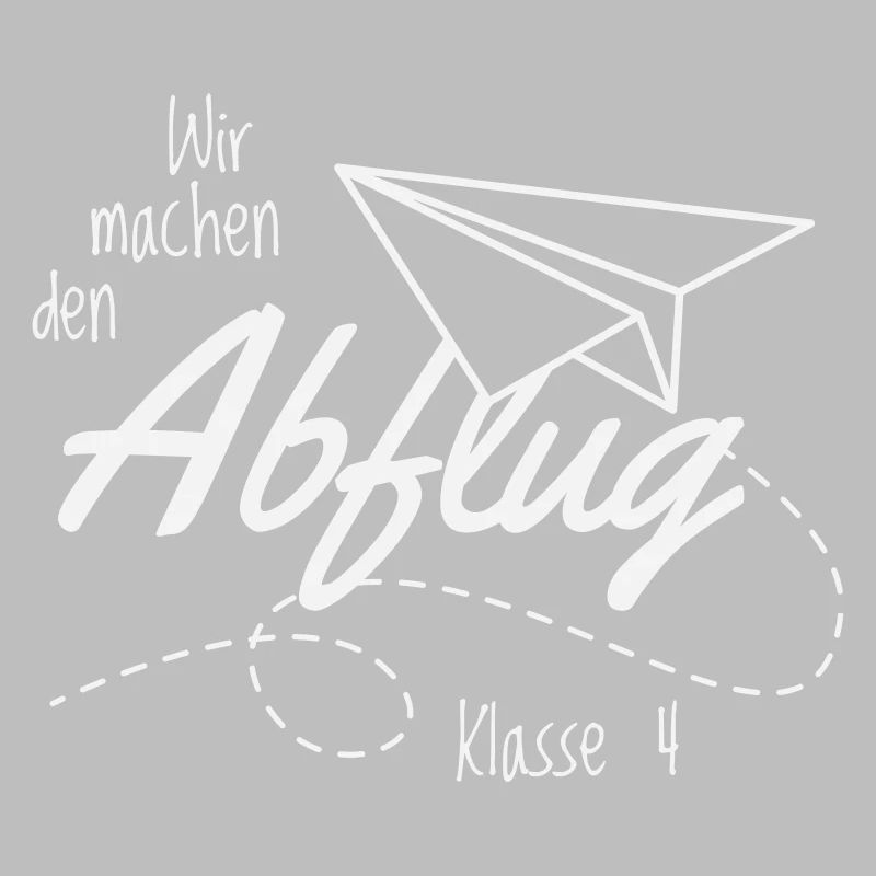Abschlussshirt Grundschule Abflug