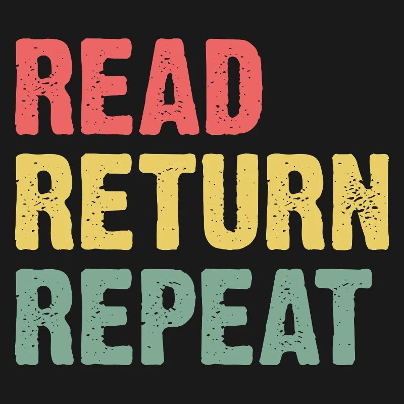 Read Return Repeat - Pastell Typo